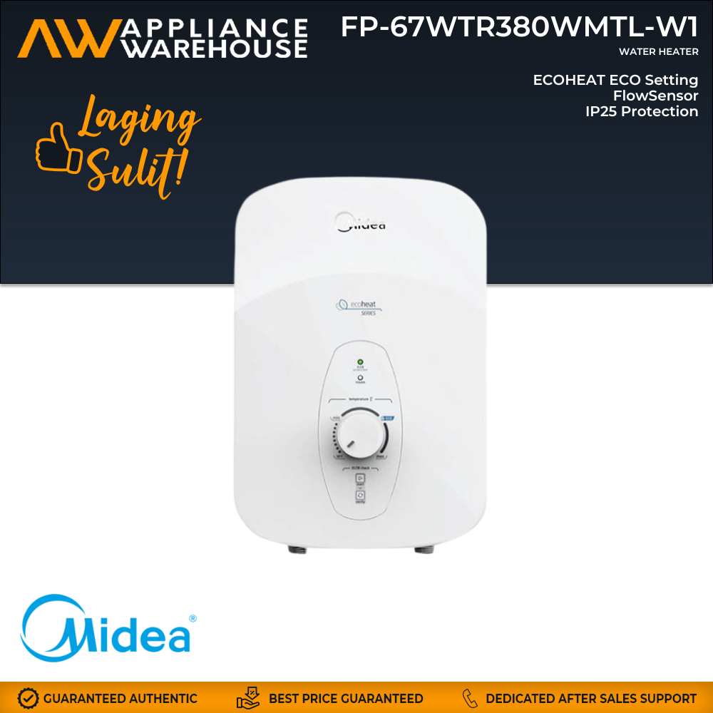Midea FP-67WTR380WMTL-W1 3.8kW Single Point Basic Water Heater