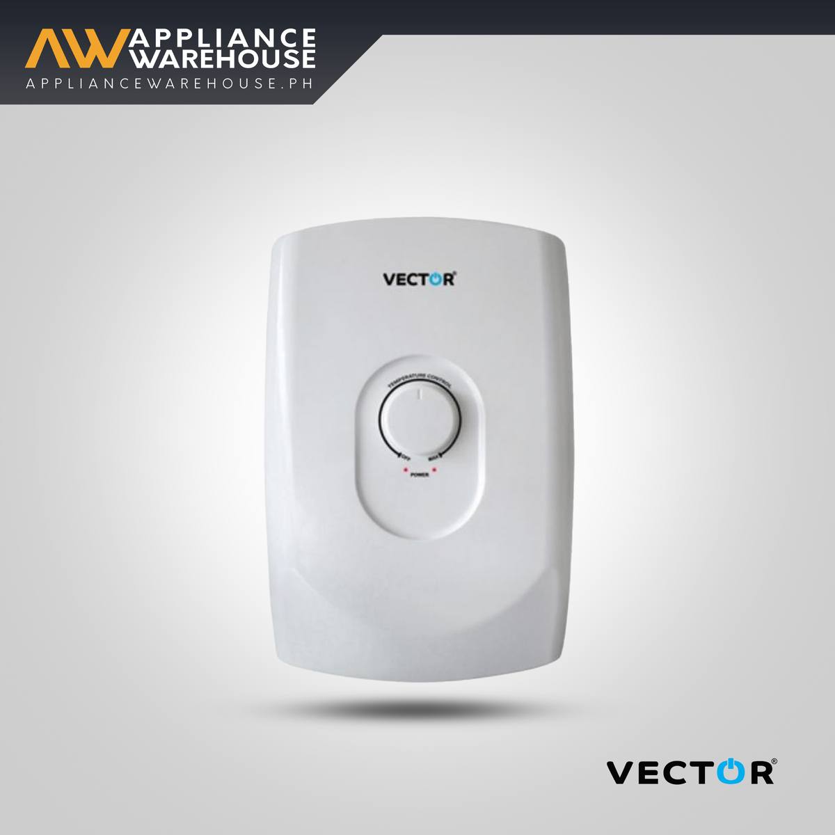 Vector VP-168 Singlepoint Instant Water Heater 3.5 Kw (White) ***CLASS "B" ITEMS***