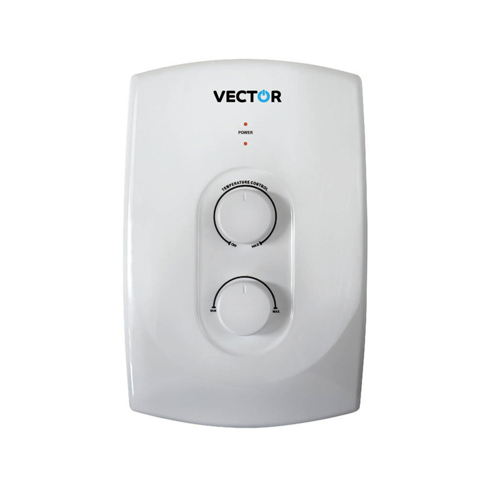 Vector VP-268 Singlepoint Instant Water Heater w/ Stabilizer 3.5 Kw (White)  ***CLASS "B" ITEMS***