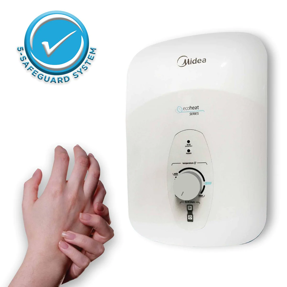 Midea FP-67WTR380WMTL-W1 3.8kW Single Point Basic Water Heater